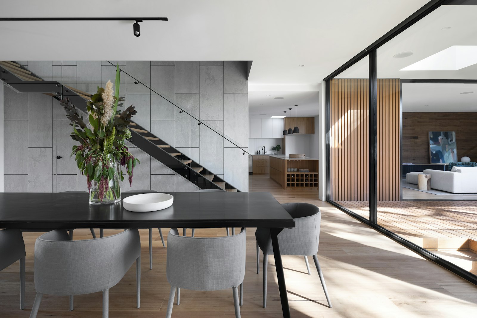 Polished concrete floor