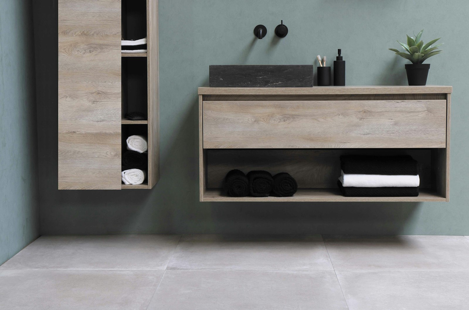 Radiant heated floor