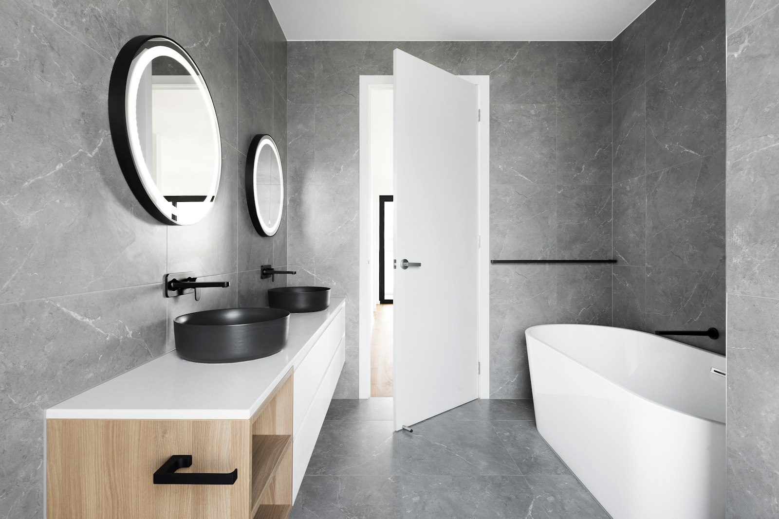 Natural stone flooring